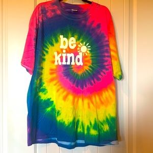 “Be Kind” tie-dye t-shirt